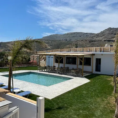 Grande Blue With Private Bay Semesterbostad Archangelos (Rhodes)