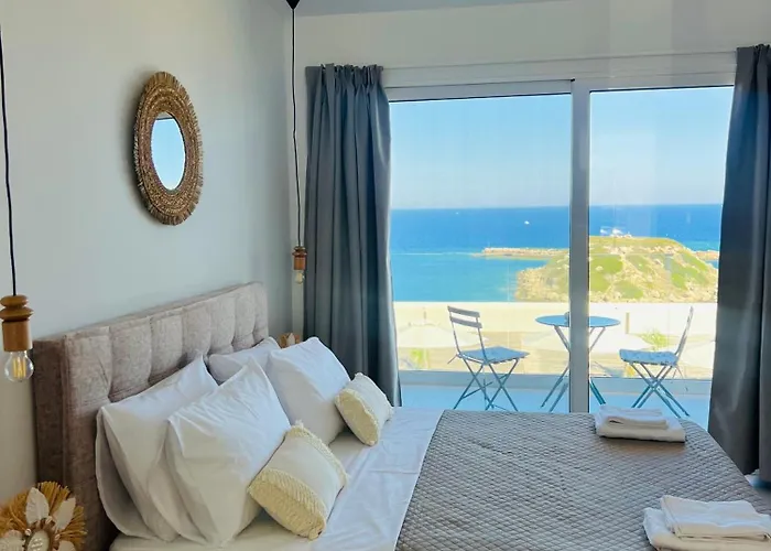 Semesterbostad Grande Blue With Private Bay Archangelos (Rhodes)